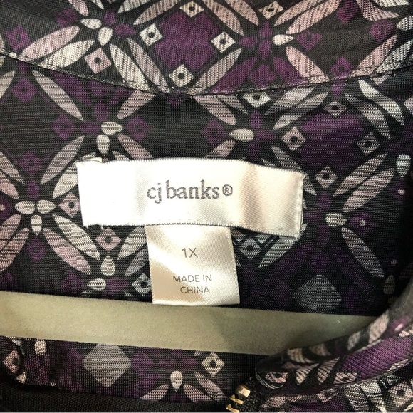 CJ Banks Women’s Jacket Bomber? Zipper Pockets Lined Soft Comfy Silky - Picture 8 of 11